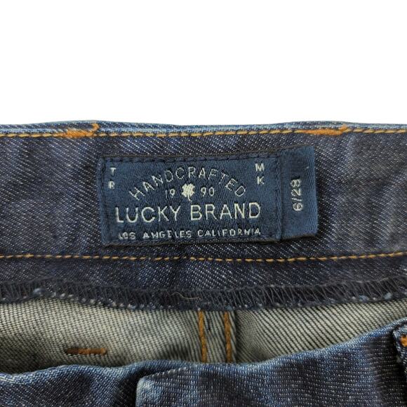 Lucky Brand Jeans Womens 6/28 (32x24) Blue Sweet Jean Crop - Picture 5 of 8